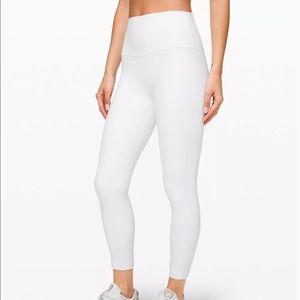Lululemon Align Leggings 25’ white